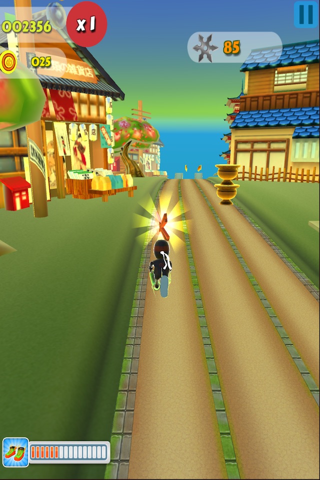 Ninja Baby Run - Fun Free Endless Runner Action Game! screenshot 3