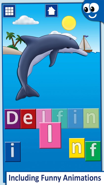 German First Words with Phonics: Kids Preschool Spelling & Learning Game screenshot-3