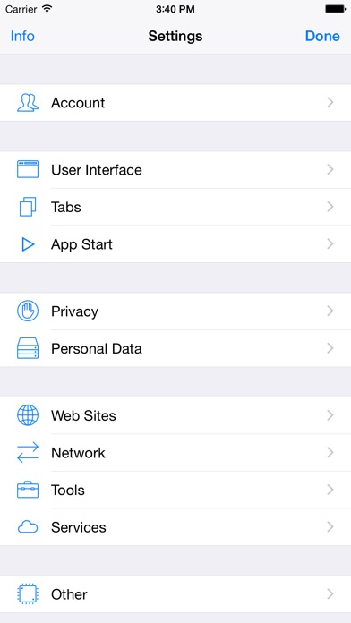 iCab Mobile (Web Brow... screenshot1