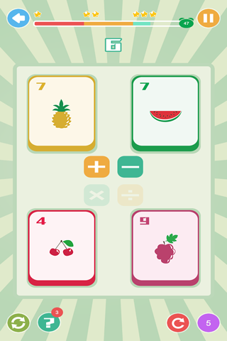 算术争霸 - 亲子数学游戏 24点对战 screenshot 2