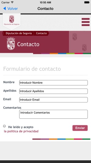 Portal Web de Diputación de Segovia(圖2)-速報App