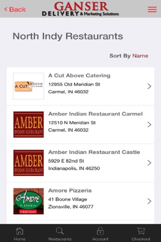 Ganser Delivery & Marketing Solutions Restaurant Delivery Service screenshot 2