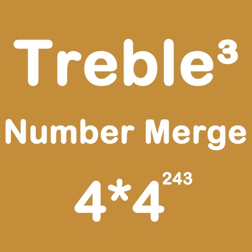 Number Merge Treble 4X4 - Playing With Piano Music And Sliding Number Block icon
