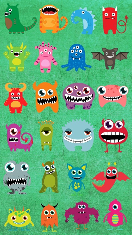 Monster Color Stickers