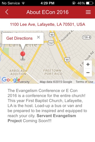 Evangelism Conference App screenshot 2