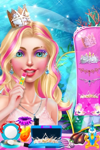 Mermaid Princess Salon - Ocean Makeup & Dress Up screenshot 4