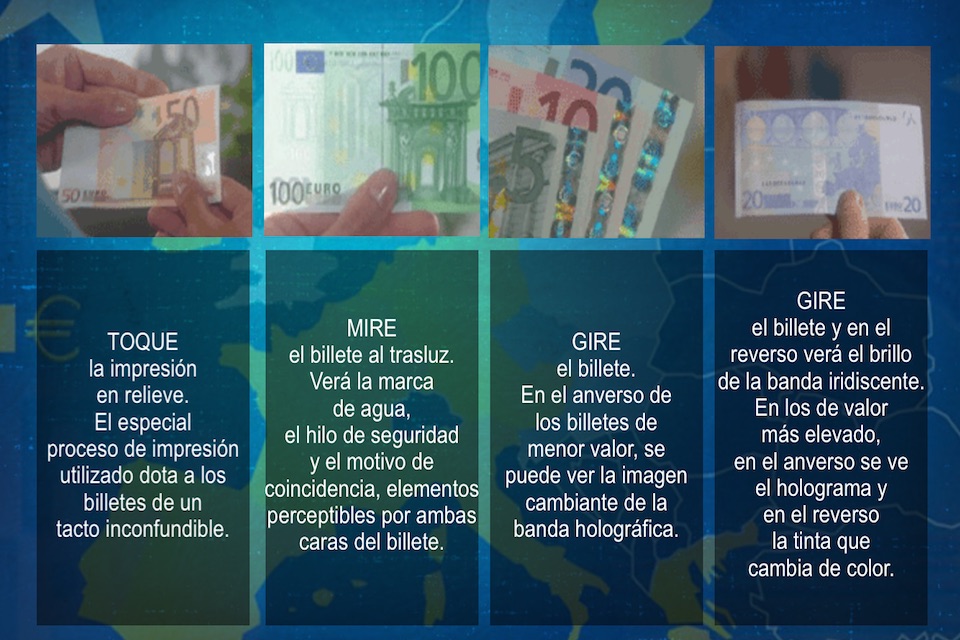 € Billetes Seguridad Detector screenshot 3