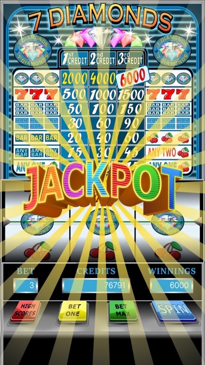 7 Diamonds slot machine screenshot-4