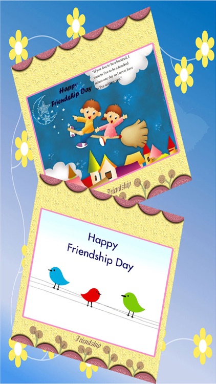 Friendship Day Card Wishes - Photo Frame editor