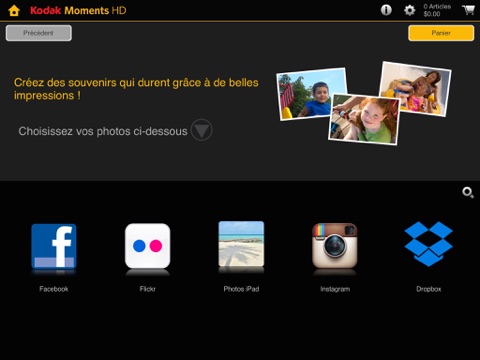 KODAK MOMENTS HD Tablet App. screenshot 2