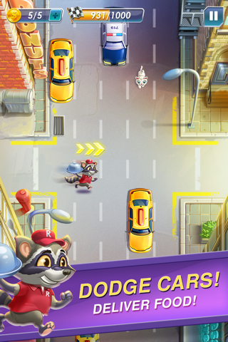 Raccoon Pizza Rush screenshot 2