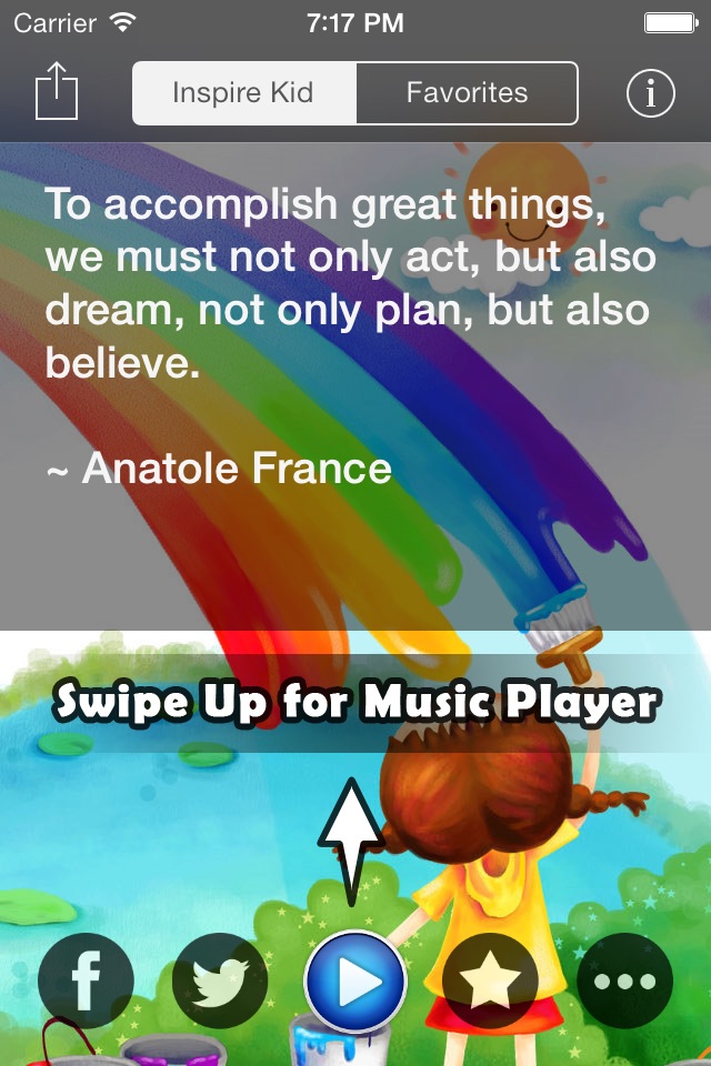 Inspire Kid With Music - Best Daily Motivational & Inspirational Wisdom Quote For Kids screenshot 2