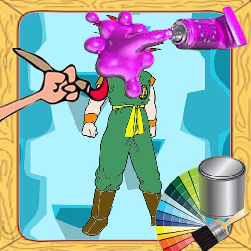 Color For Kids Game Goku Version icon