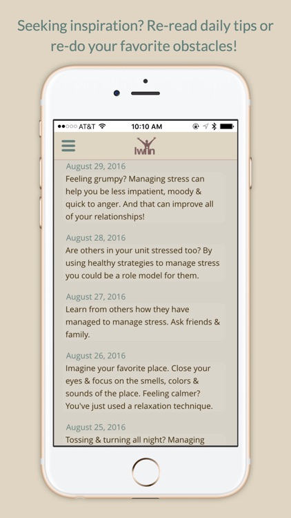 Iwin: Well-Being Navigator screenshot-3