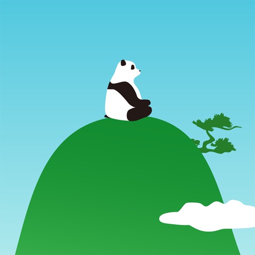 Zen Panda - A simple game icon