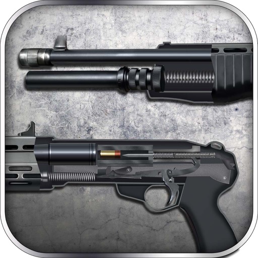 Assembly and Gunfire: Shotgun SPAS-12 - Firearms Simulator with Mini Shooting Game for Free by ROFLPlay iOS App