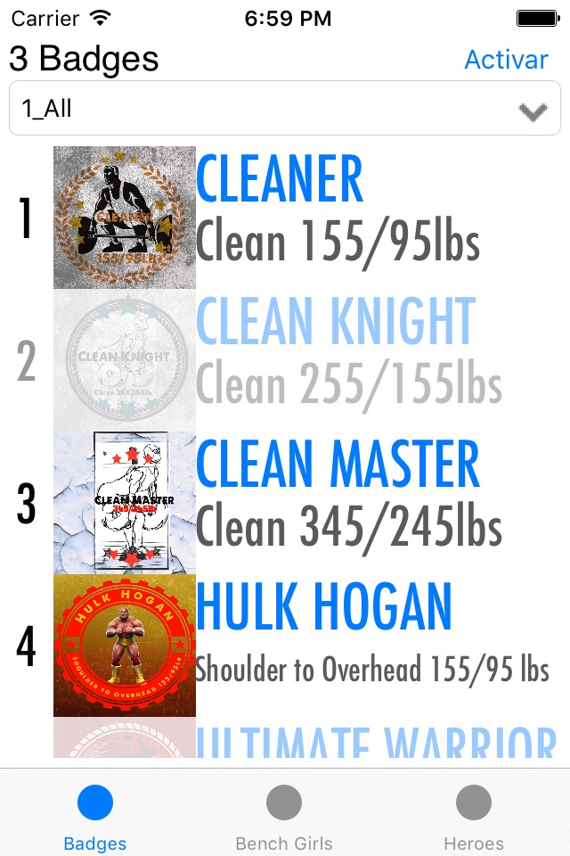 Crossfit Lava Badges screenshot 2