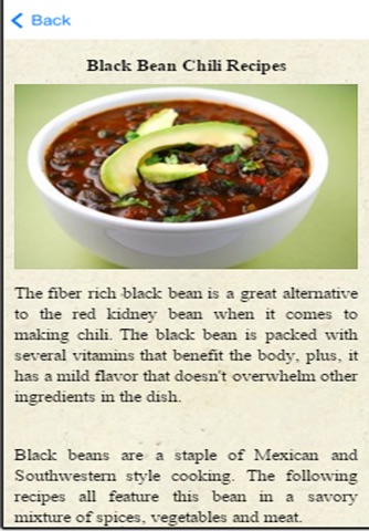 Black Bean Recipes screenshot 2