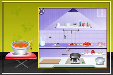 Red Pepper Tomato Soup Cooking screenshot 3