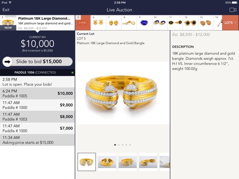 Fortuna Jewelry Watch Auction screenshot 4