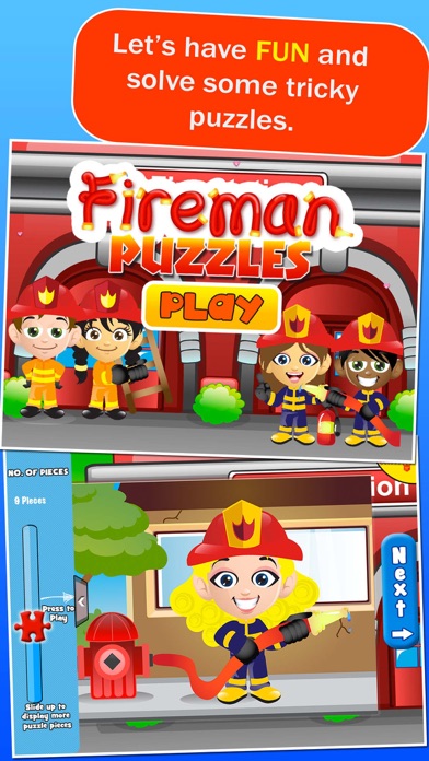 How to cancel & delete Fireman Jigsaw Puzzles for Kids from iphone & ipad 1