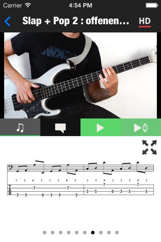 Slap Bass Method HD screenshot 3