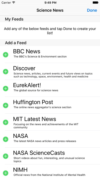 Science News - A News Reader for Science Buffs and Knowledge Seekers Everywhere!