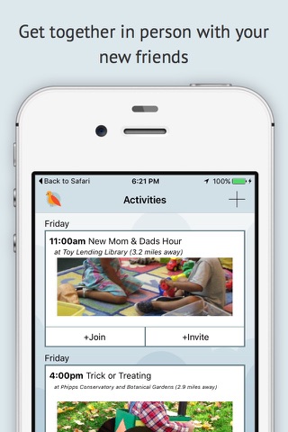 Covey Parenting Community, Playdates screenshot 4