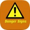 Danger Signs a fun word scramble puzzle game where you unscramble well knows symbols