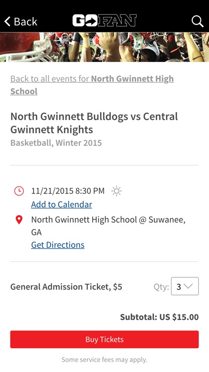 GoFan – High School Tickets