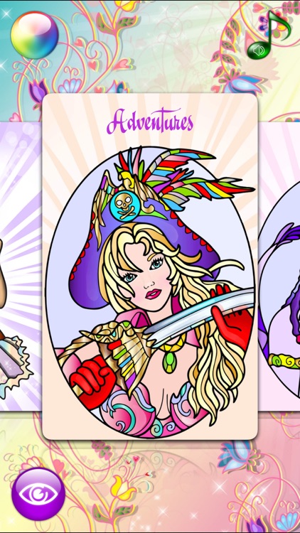 Fashion Coloring Book for Adults with Girls Games screenshot-4