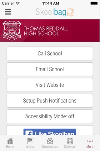 Thomas Reddall High - Skoolbag screenshot 4