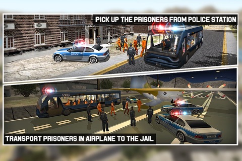 Police Airplane Prisoner Transport screenshot 4