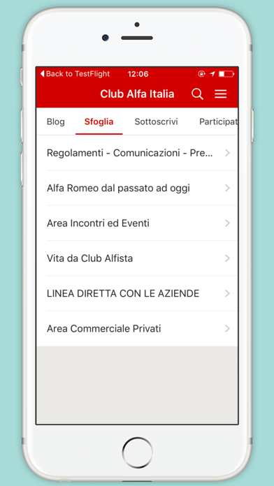 Club Alfa Italia screenshot 2