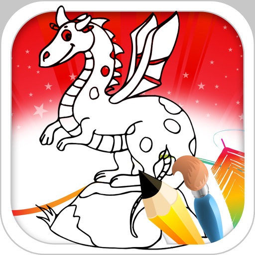 Funny Animals Coloring Icon