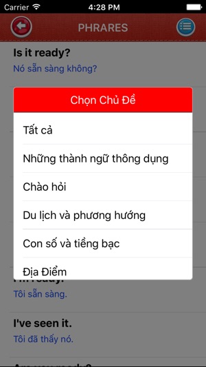 Hoc Tieng Anh giao tiếp - từ điển - đàm thoại mới nhất(圖5)-速報App