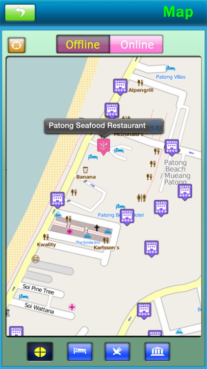 Phuket Island Offline Map Travel Guide