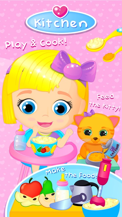 Lily & Kitty Baby Doll House - Little Girl & Cute Kitten Care by TutoTOONS