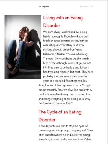 MH Mental Health Magazine screenshot 2