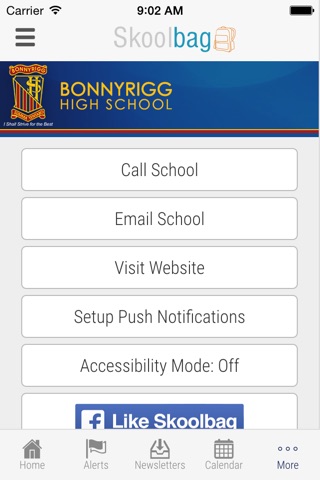 Bonnyrigg High School - Skoolbag screenshot 4