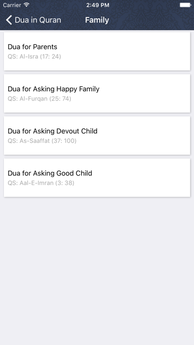 How to cancel & delete Dua in Quran: Dua for Your Daily Zikr from iphone & ipad 3