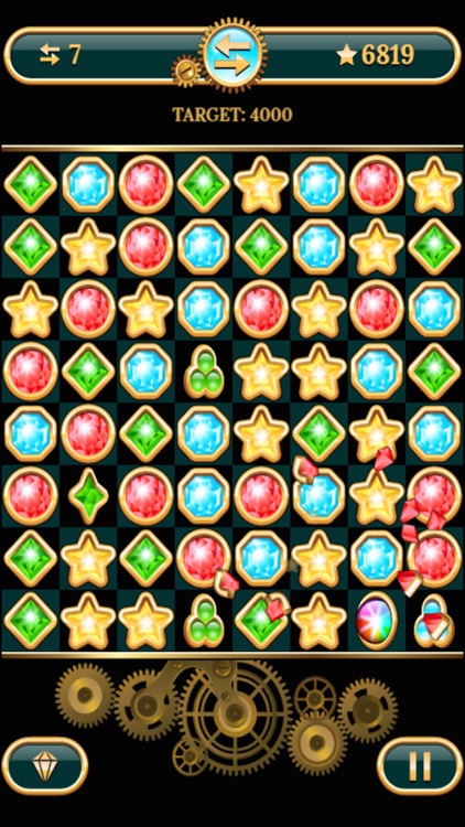 The Diamond Stars And Jewel Match Puzzle Game