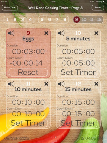 Well Done Cooking Timers screenshot 3