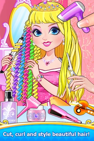 Princess Hair Salon - Royal Hairstyles Design screenshot 2