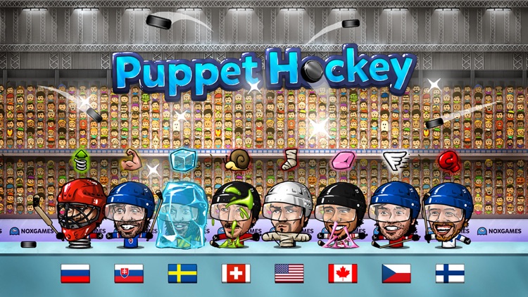 Puppet Ice Hockey: Championship of the big head nofeet Marionette slapshot stars screenshot-2