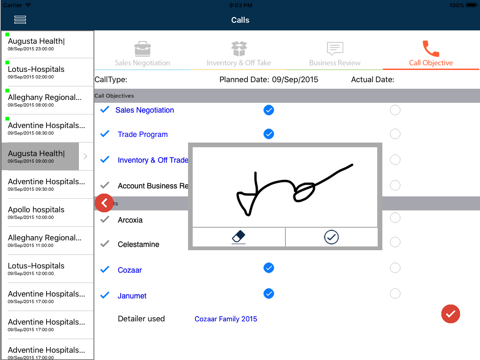 iCallPlanner screenshot 3