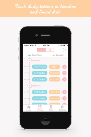 Baby Kicks Tracker Pro screenshot 2