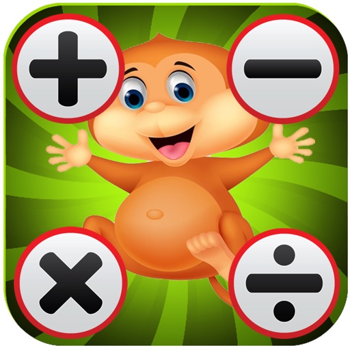 Kids Learning Maths Free Icon