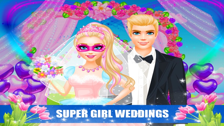 Supergirl Wedding - Makeup, Dress Up, Spa Salon Games screenshot-4