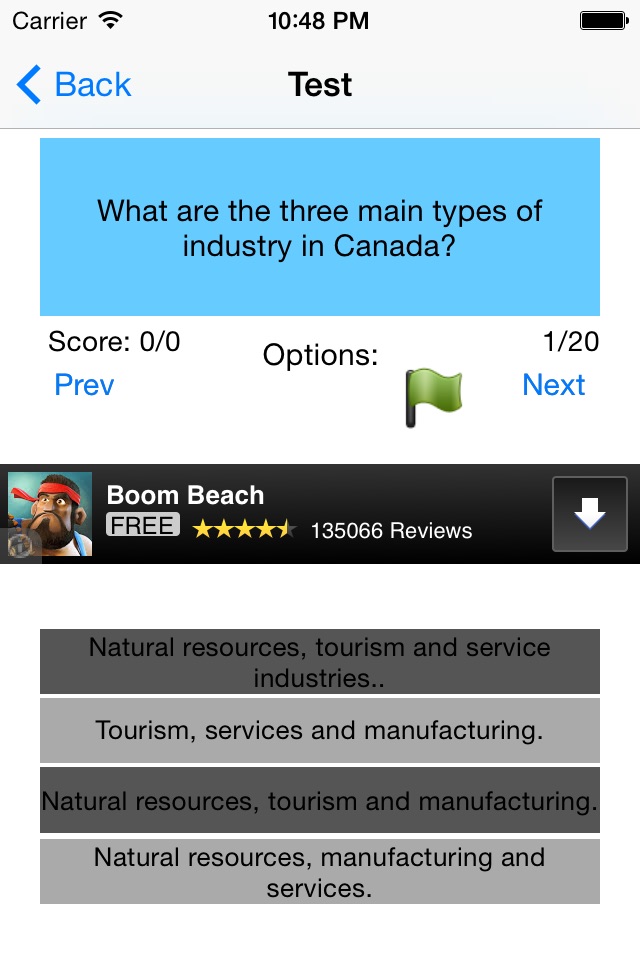 Canadian Citizenship Tests Preparation App with 500 Questions Free screenshot 2